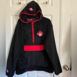 Canada Volleyball Nationals Sherpa Fleece Hoodie Sweatshirt Unisex  M Men Women